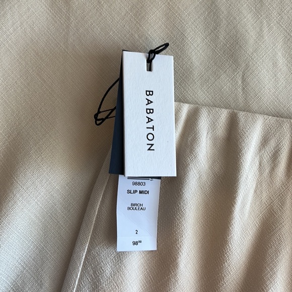 Aritzia color birch Slip Midi Skirt - Picture 2 of 6